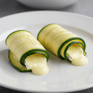 Zucchini Rolls w/ Brie Cheese
