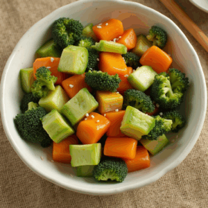 Steamed Seasonal Vegetables
